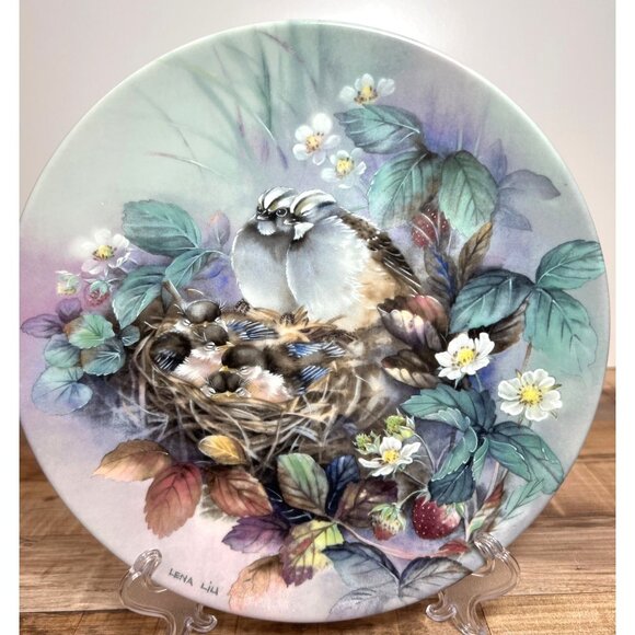W L George Tender Lullaby Limited Edition Collector Plate By Lena Liu Natures Po - Picture 1 of 3
